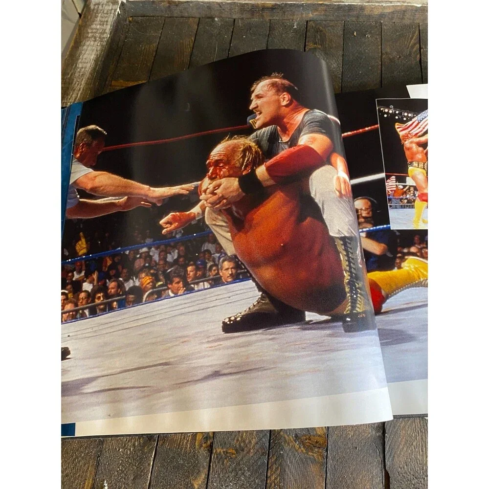 WWF WrestleMania The Official Insider's Story 2001 Hard Cover Book & DVD
